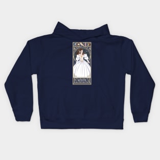 Sarah - art nouveau - labyrinth Kids Hoodie